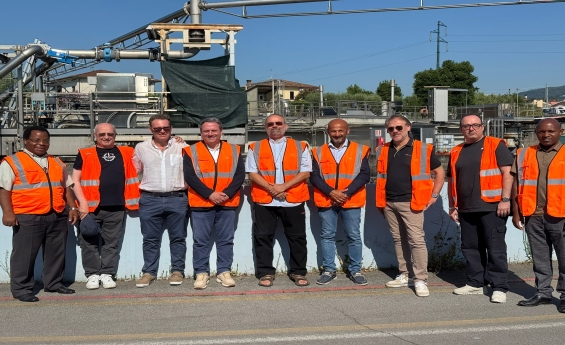 Confindustria: Vescovo Lucca visita depuratore Veneri