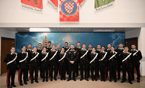 In provincia di Pistoia arrivano 23 nuovi Carabinieri
