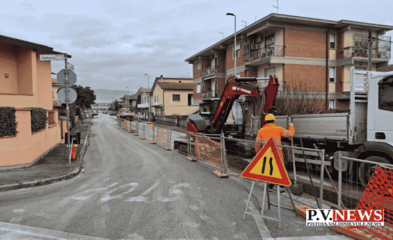 Ponte Buggianese, lavori acquedotto