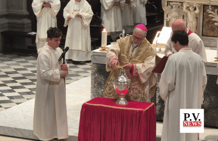Pescia, Messa Crismale presieduta da Tardelli