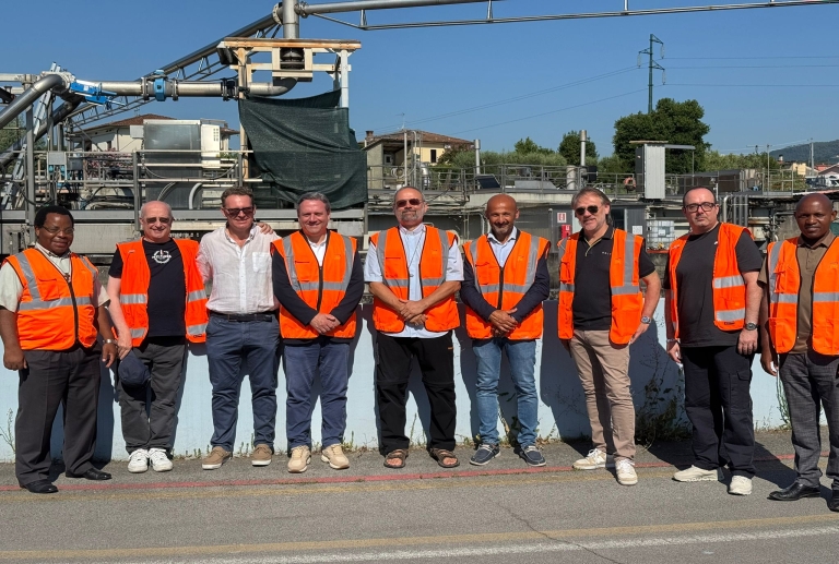 Confindustria: Vescovo Lucca visita depuratore Veneri