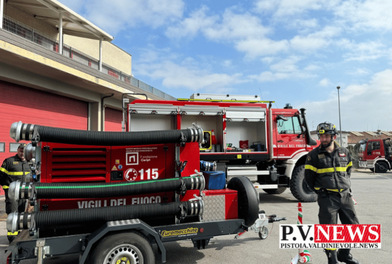 Pistoia, Fondazione Caript dona mezzi ai Vigili del Fuoco