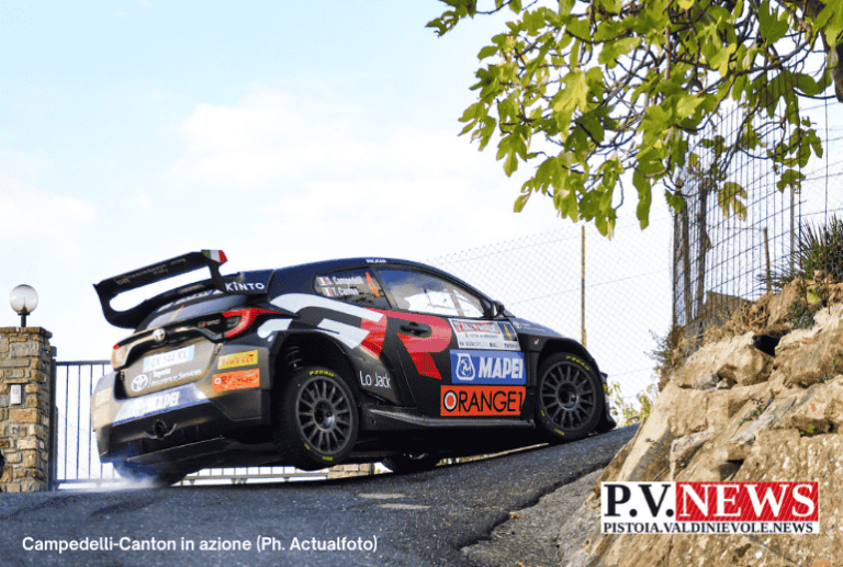 Rally Montecatini: al via Campedelli su Toyota