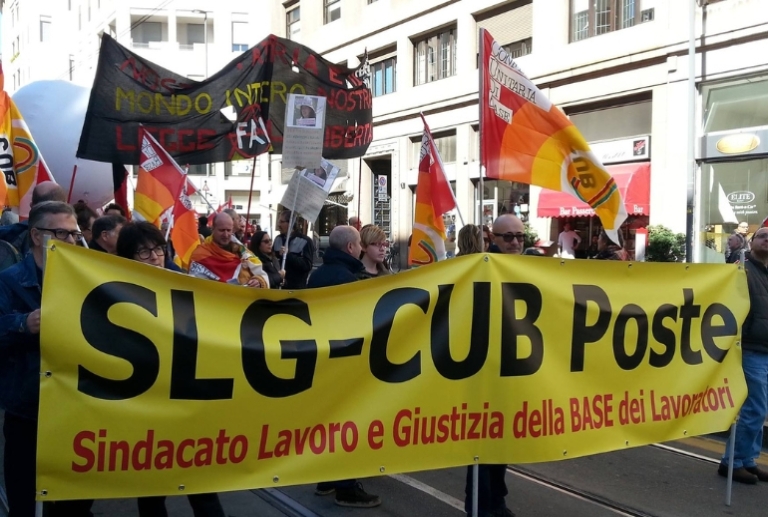 SLG-CUB Poste: sciopero nazionale il 10 novembre