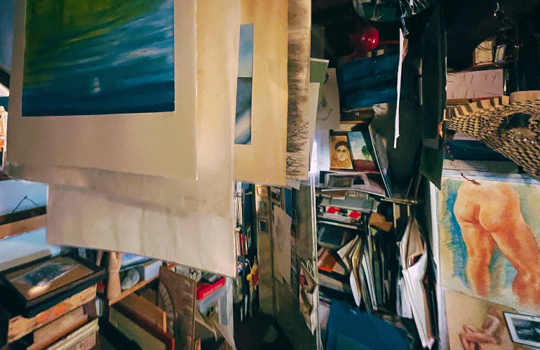 Scorcio della bottega di Franco Benedetti