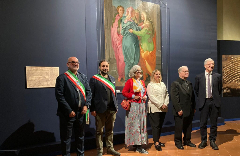 Visitazione del Pontormo nella Villa medicea di Poggio a Caiano