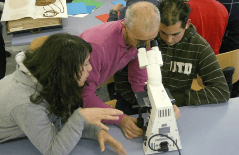 alunni itas microscopio