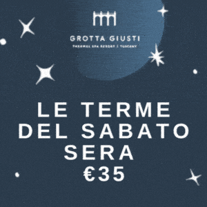 Offerta terme serali a Grotta Giusti a €35