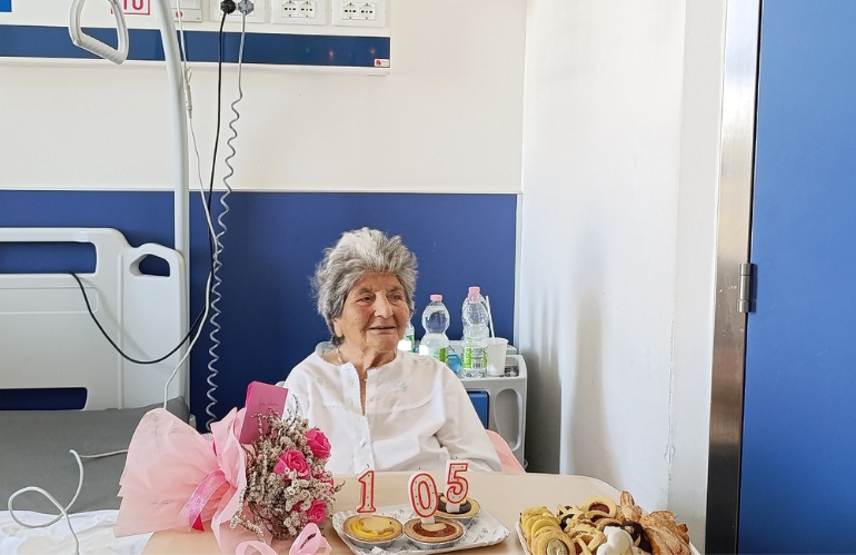 Pistoia, 105 anni e operata al femore: Lubiana cammina