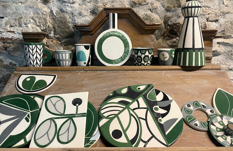 Argilla bianca e materia prima utilizzata da Silvia Zanchetta