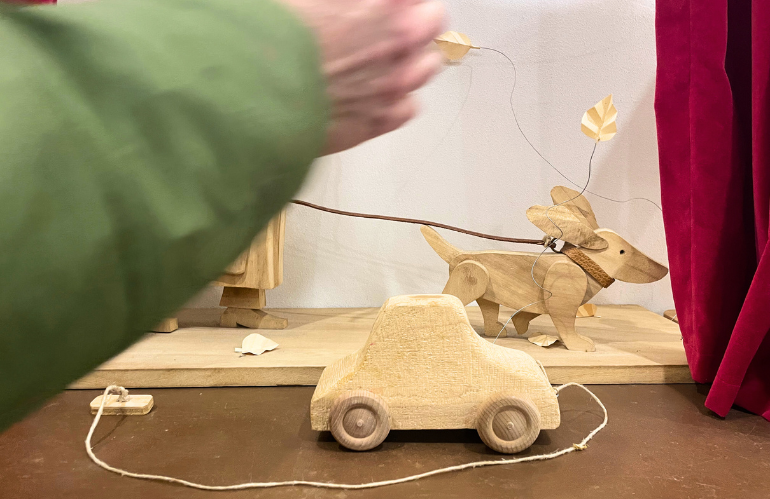 Interno dell’Ornitorinco Atelier a Pescia, spazio di lavoro e sperimentazione artistica