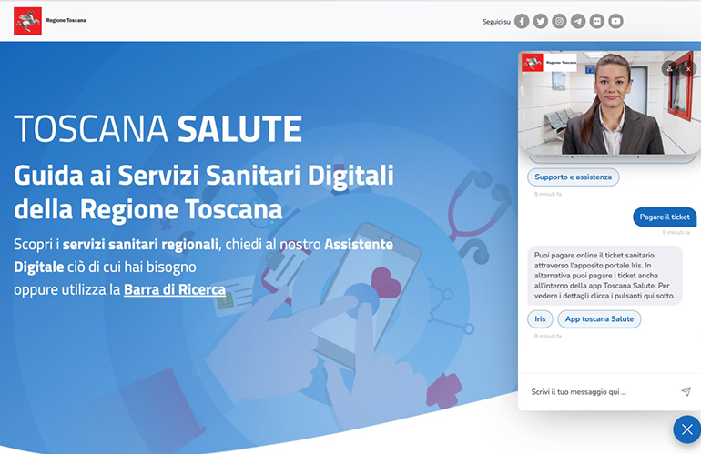 On line salute.toscana.it: portale unico per la sanità digitale