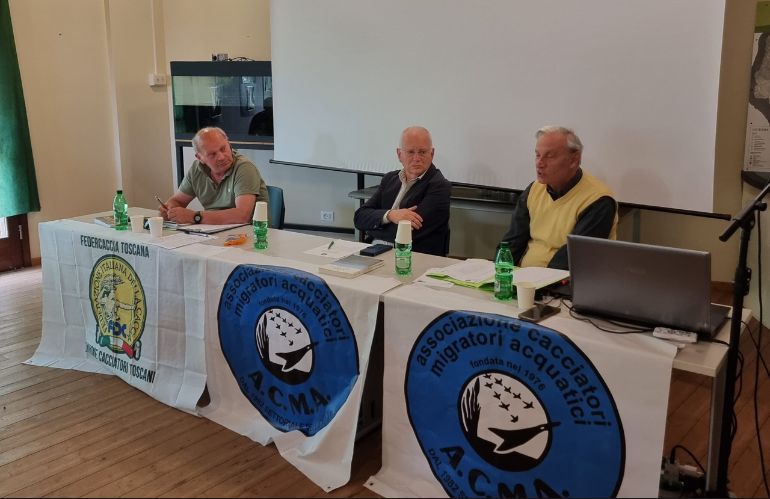 padule fucecchio gestione caccia 2025