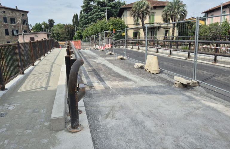 sabato 7 giugno il ponte all'abate riapre a doppio senso